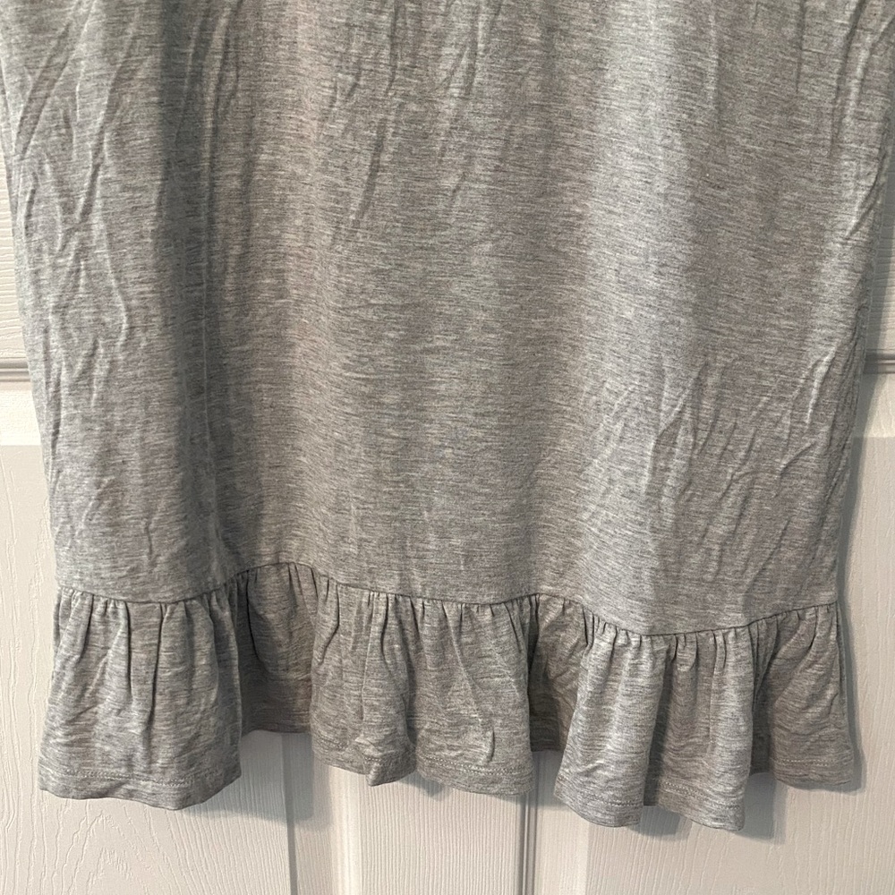 Gray Ruffle Dress - Picture 4 of 4